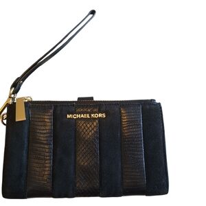 Michael Kors Black Wristlet